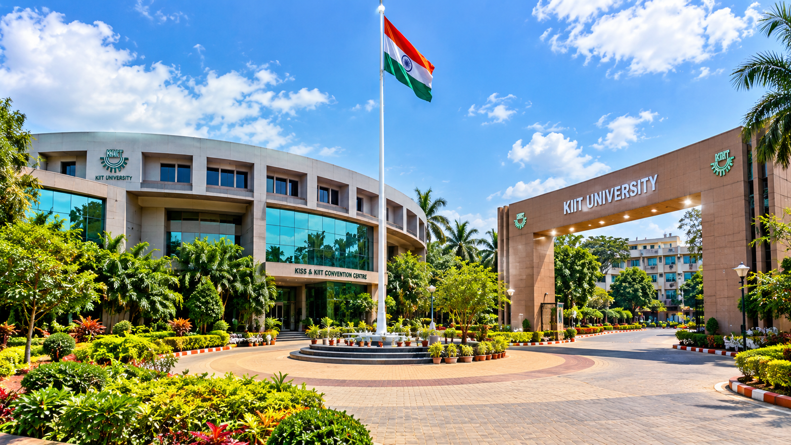 KIIT University campus in Bhubaneswar